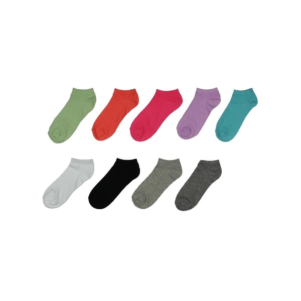 Nine West Womens Low-Cut Socks 9 Pack Fashion - 9-11