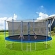 preview thumbnail 2 of 7, 14FT Heavy Duty Trampoline, Safety Enclosure Net,286lb Weight Capacity