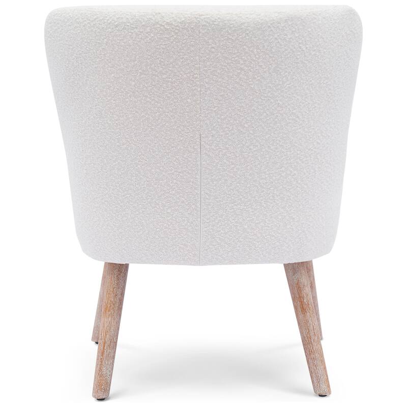 Boucle Polyester Upholstered Living Room Set - Stain Resistant (2-Piece Set)