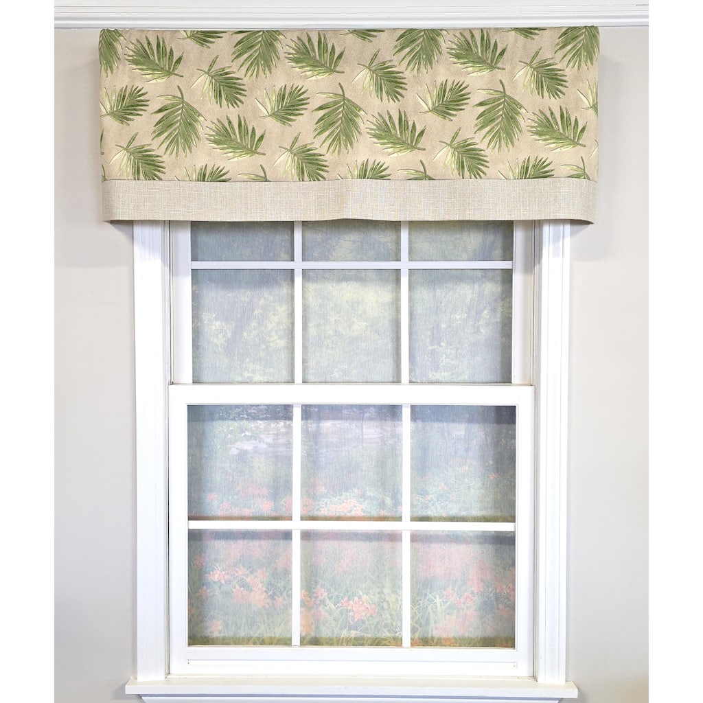 RLF Home Hawthorn Banded Valance