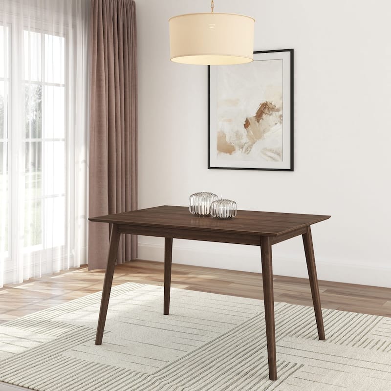 Plank and Beam Mid-Century Modern Dining Table - 48" - Walnut