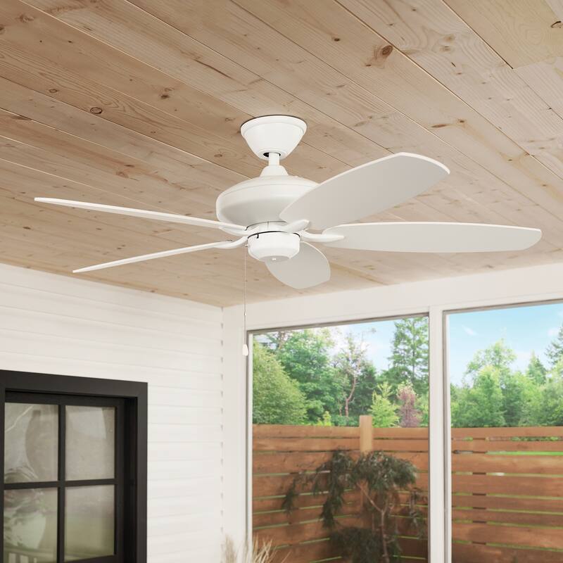 Kichler Renew Patio 52 inch Ceiling Fan Matte White with Reversible Blades