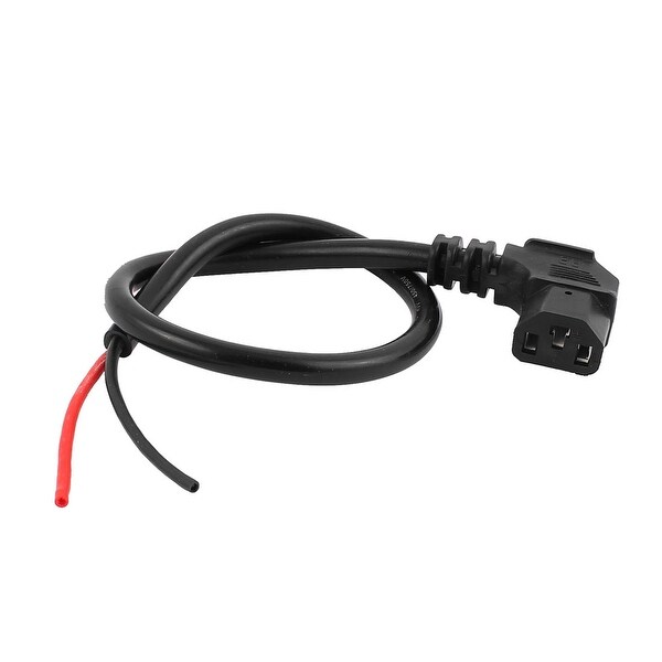 IEC-C13 Plug 2.5mm2 Copper Core 13AWG Battery Cable 50cm for Electric Bicycle