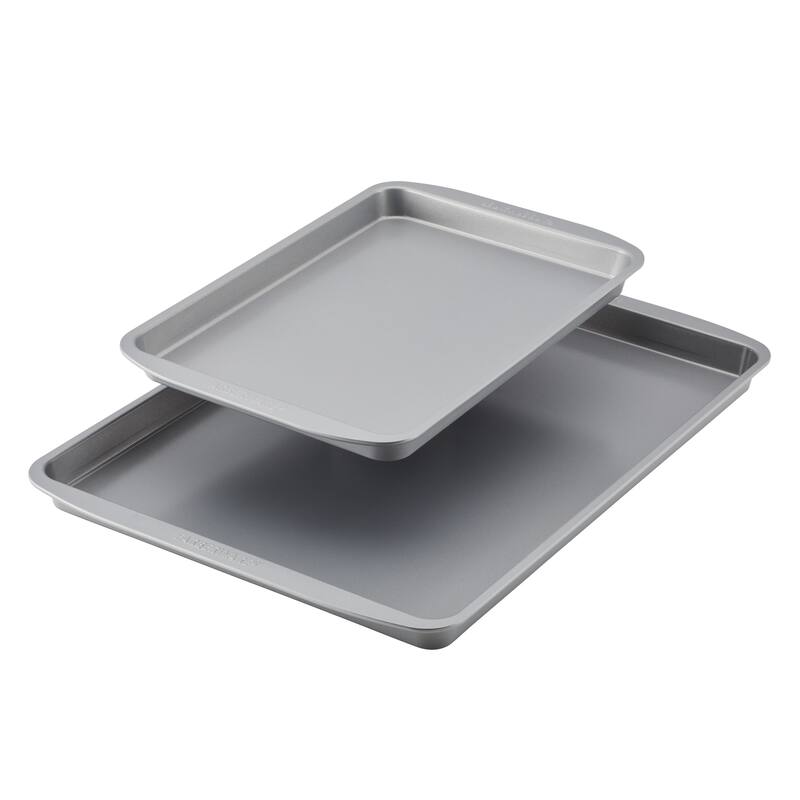 Farberware GOLDEN BAKE Bakeware Nonstick Sheet Pan Set, 2-Piece, Gray - Grey - 2 Piece