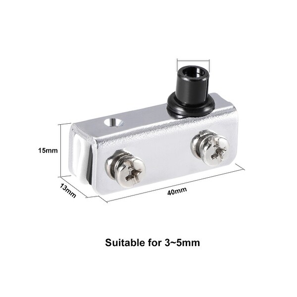 1pair Glass Door Pivot Hinge For Free Swinging Glass Doors