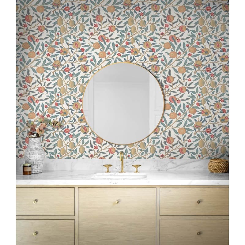 NextWall Pomegranate Peel and Stick Wallpaper