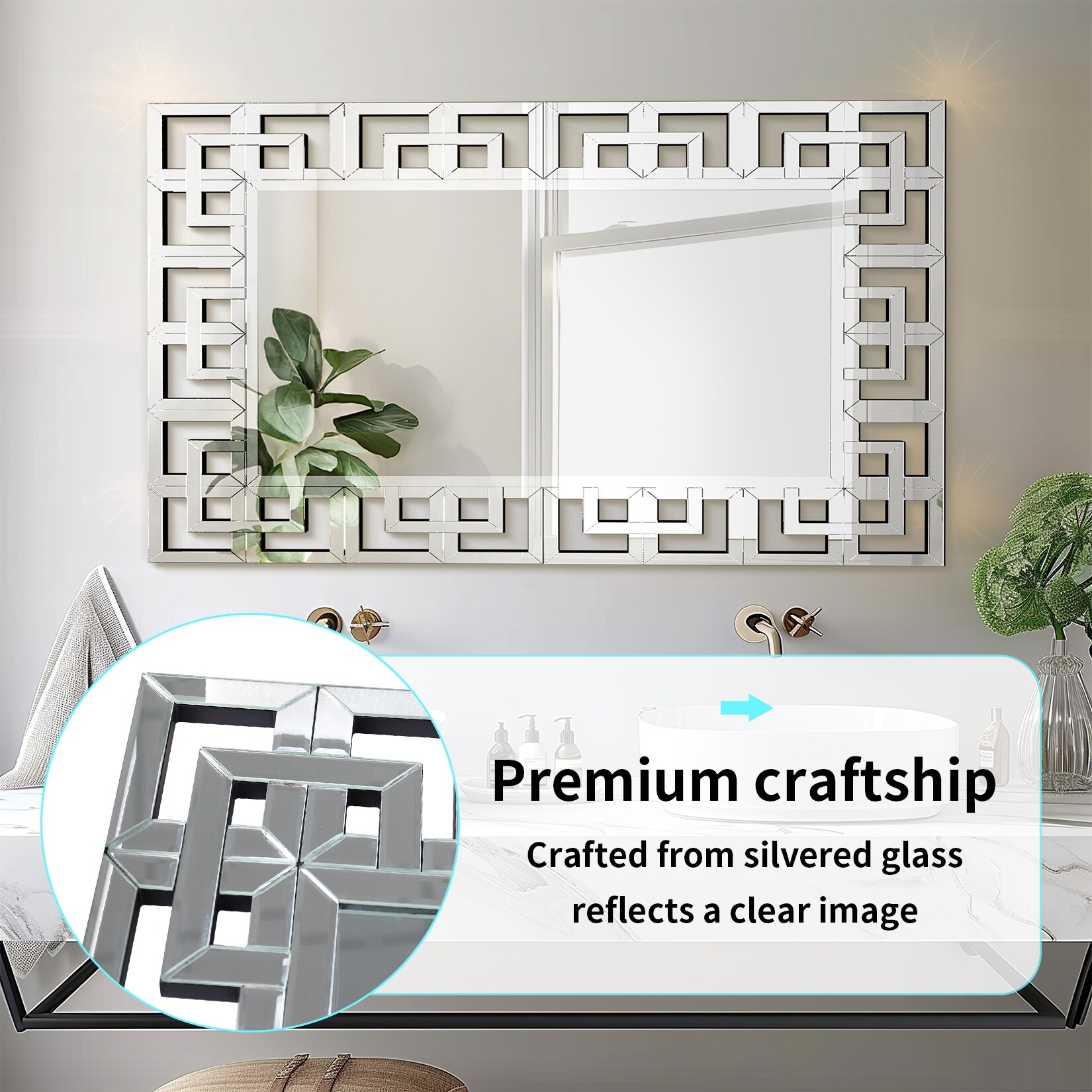 超高品質で人気の Retro-Geometric-Accent-Wall- 小物