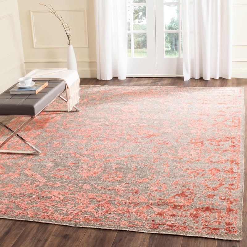 SAFAVIEH Couture Hand-knotted Centennial Johanne Modern Abstract Silk Rug