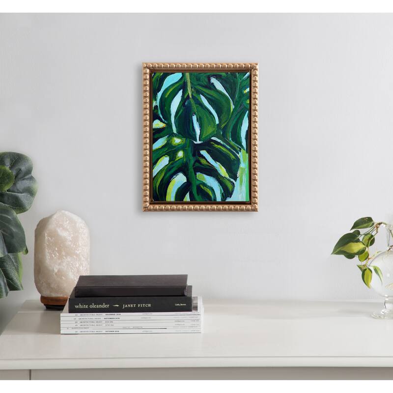 Kate and Laurel Sylvie Beaded Blank Framed Canvas