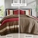 preview thumbnail 36 of 60, Chelsea Square Cascade Reversible Plush Faux Suede Comforter Set