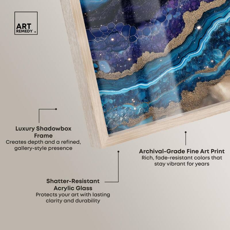 Galactic Geode I Shadowbox by Art Remedy