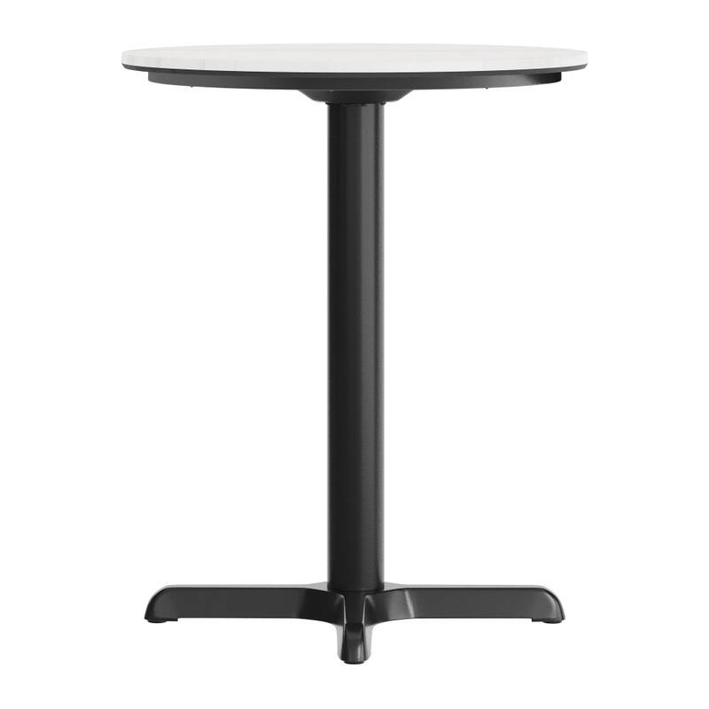 Commercial HPL Tabletop with Table Height Crisscross Base