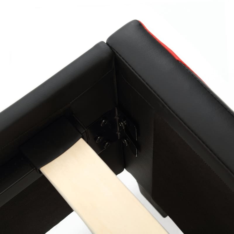X Rocker Orion eSports Gaming Bed Frame, Black/Red, Twin
