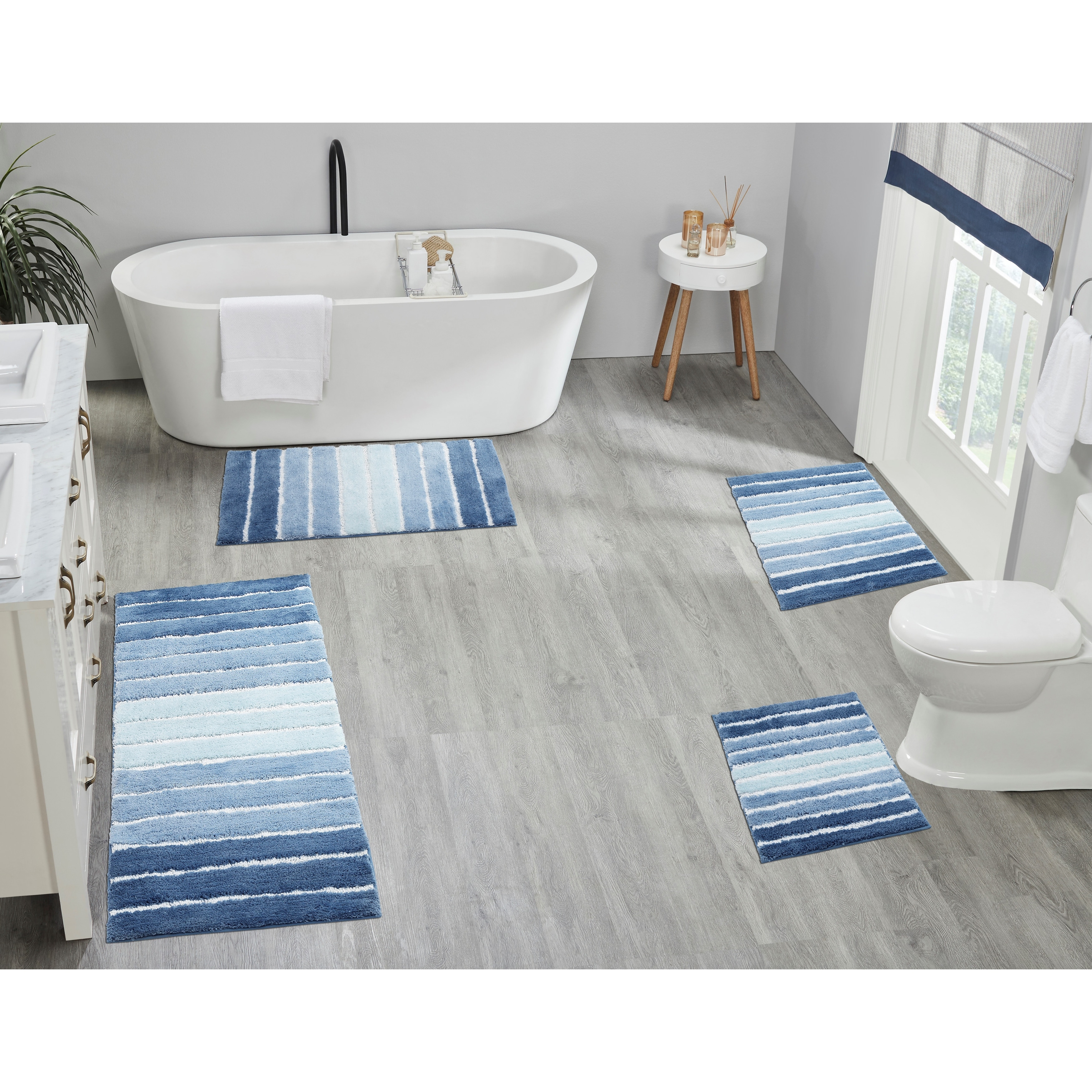 Bath Mat Ombre Stripe