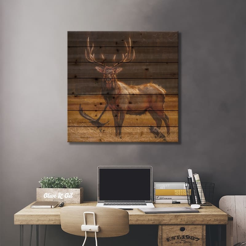 Desperado Print On Wood by Mark McKenna - Multi-Color