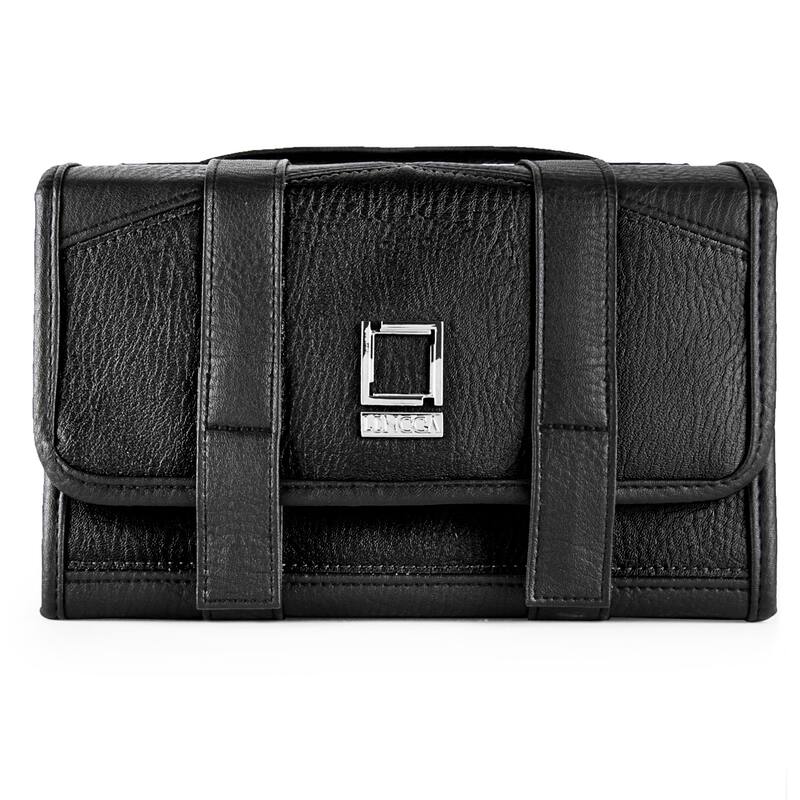 Bathroom Organizer with Funcitonal Pouches and Privacy - Black - Small