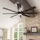 preview thumbnail 4 of 11, 72-Inch Ceiling Fan with Dual-Tone Blades and Reversible Motor