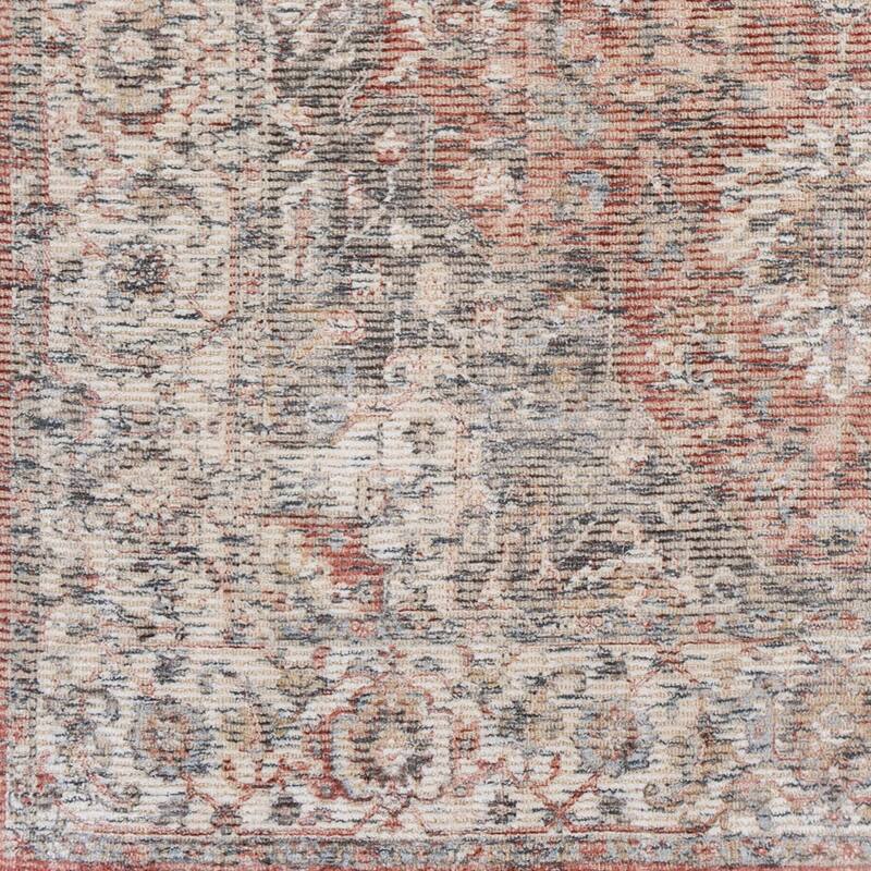 Quinne Traditional Wool/Viscose Handmade Area Rug