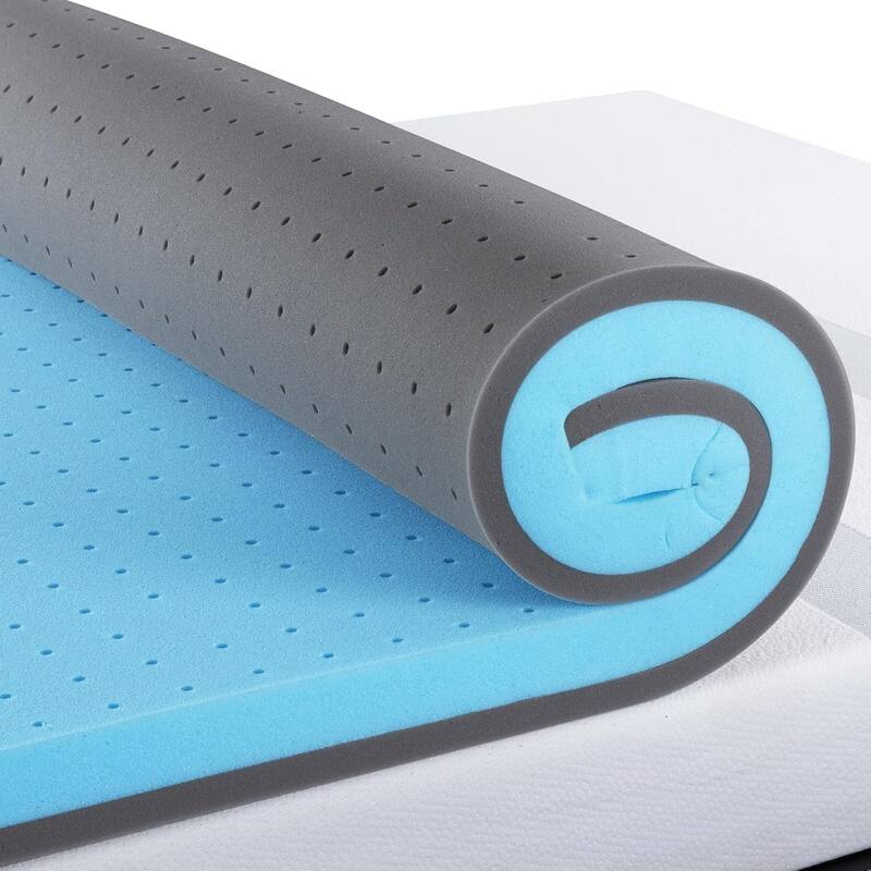 2"/3"/4" Gel Memory Foam Cooling Mattress Topper for Back Pain, CertiPUR-US Certified