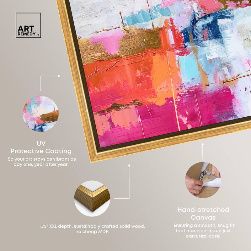 Exuberant Hues II Canvas by Art Remedy