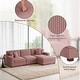 preview thumbnail 6 of 193, Oversized Modular Sectional Sofa Set with Pillows