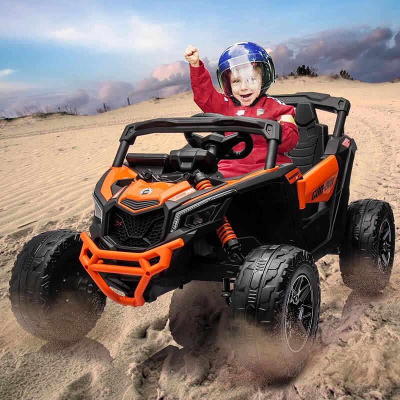 12V Licensed Can-Am Electric Off-Road Utv Car for Kids