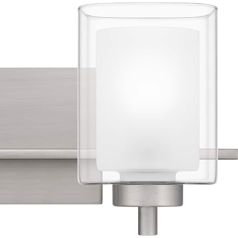 Kolt 2-Light Brushed Nickel Vanity Light