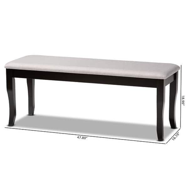 Transitional Bench Cornelie Modern and Contemporary Transitional Dining Bench - Bed Bath ...