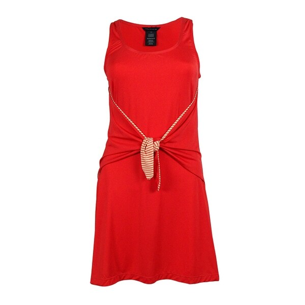 tommy hilfiger bathing suit red