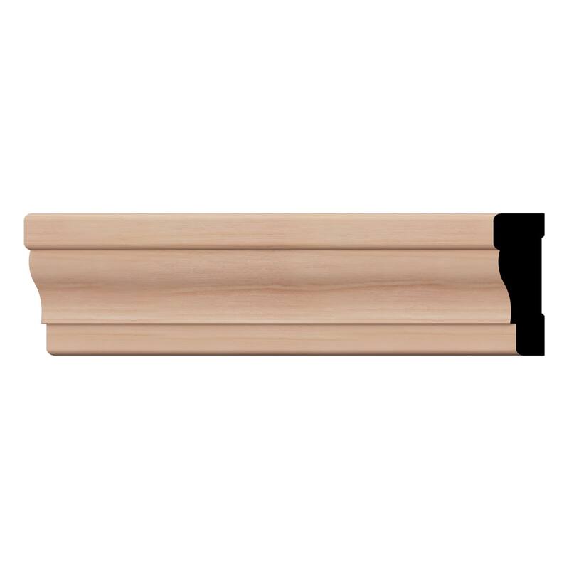 WM356: 11/16-in D x 2-1/4-in W x 96-in L Americraft Solid Hardwood Stain Grade Colonial Casing Moulding - Cherry