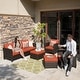 preview thumbnail 45 of 82, OVIOS 5-Piece Outdoor Wicker Patio Conversation Set