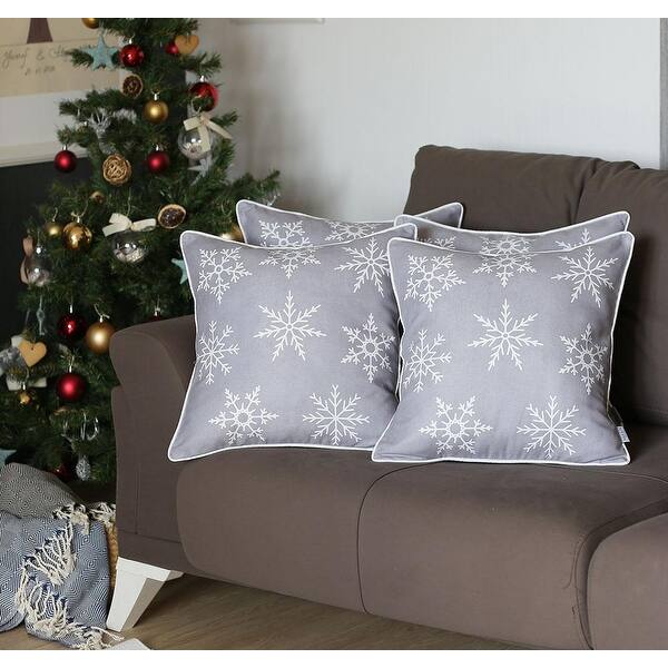 Peace Nest Set of 2 Decorative Throw Pillow Insert Quilting, Sofa
