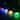 Set of 6 Ice Brick Solar RGB LED Light - Set of 6