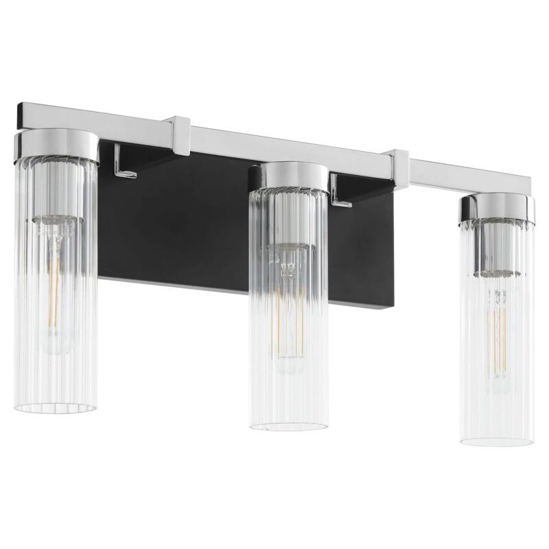 Quorum International 533-3 Kilbey 3 Light 19" Wide Vanity Light - Matte Black