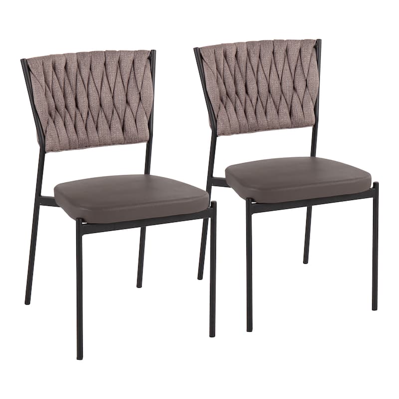 Porch & Den Randolf Braided Dining Chair - Set of 2
