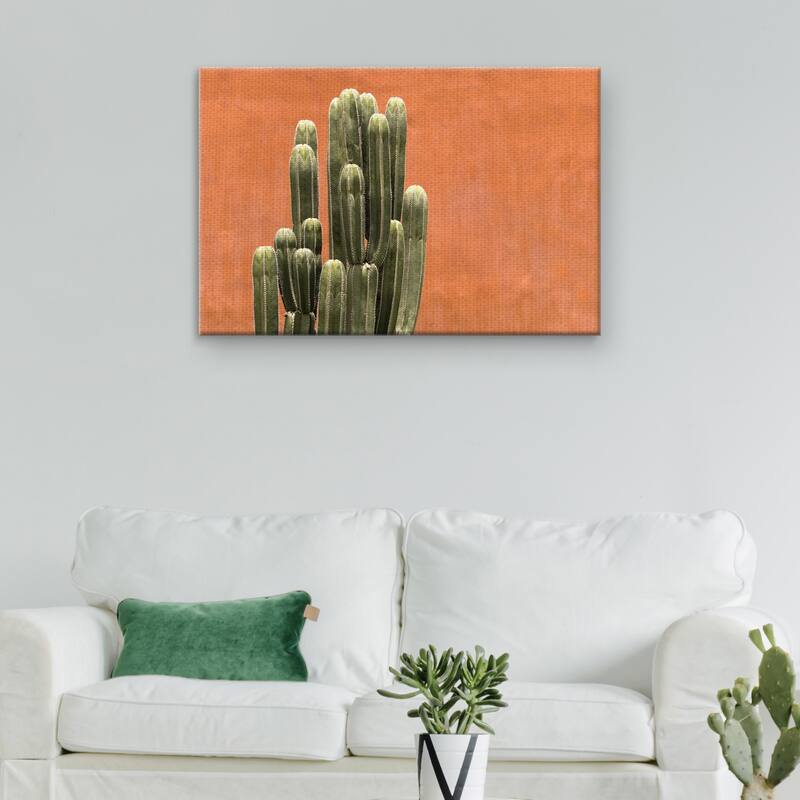 Amber Succulent by Belle Maison Canvas Art Print