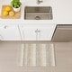 preview thumbnail 132 of 149, Machine Washable Indoor/ Outdoor Cabana Stripe Chantille Rug
