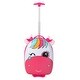 preview thumbnail 2 of 17, 16 Inch Kids Rolling Luggage with 2 Flashing Wheels and Telescoping Handle - 13" x 9" x 18" (L x W x H)