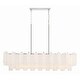 preview thumbnail 1 of 4, Addis 14 Light Polished Chrome Chandelier - 51.75"W x 14.25"H x 14"D