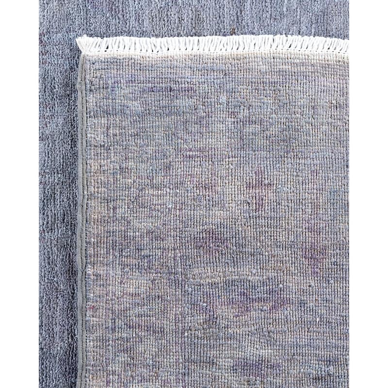 Contemporary Overdyed Wool Hand Knotted Area Rug - 5' 0" x 8' 3"