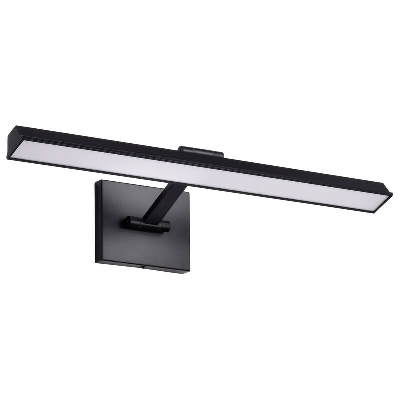 Hazel 2 Foot LED Picture Light 3 CCT Selectable Black Finish Acrylic Lens - Black