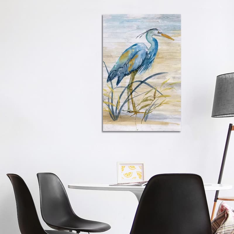 iCanvas "Blue Heron I" by Nan Canvas Print - 40x26x1.5