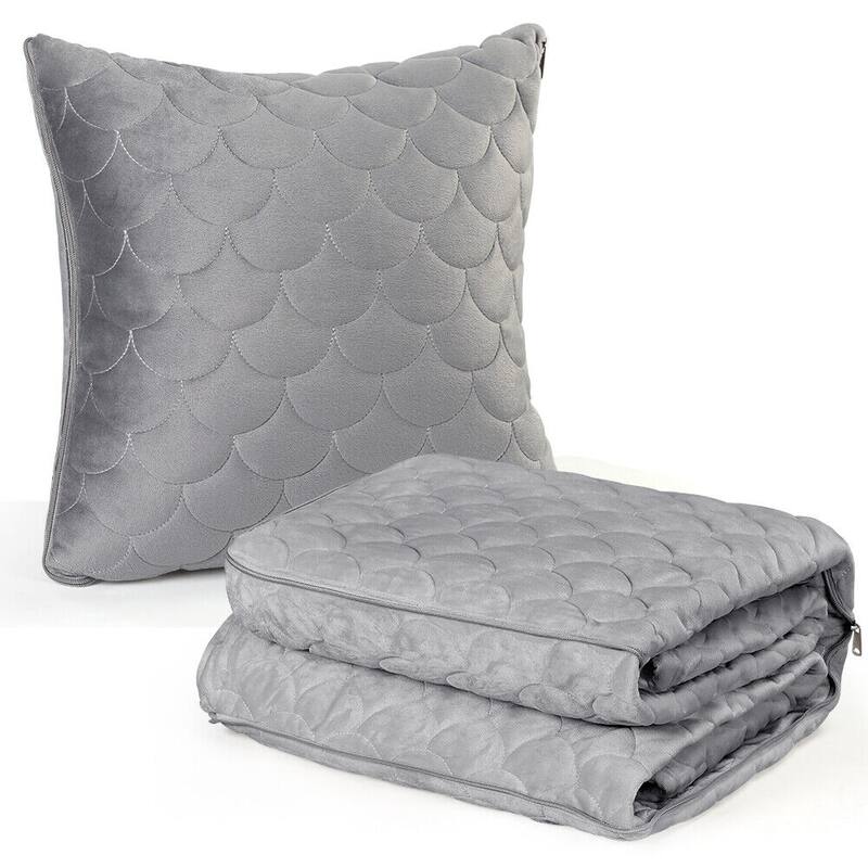 2 IN 1 Pillow Blanket for Home&Travel