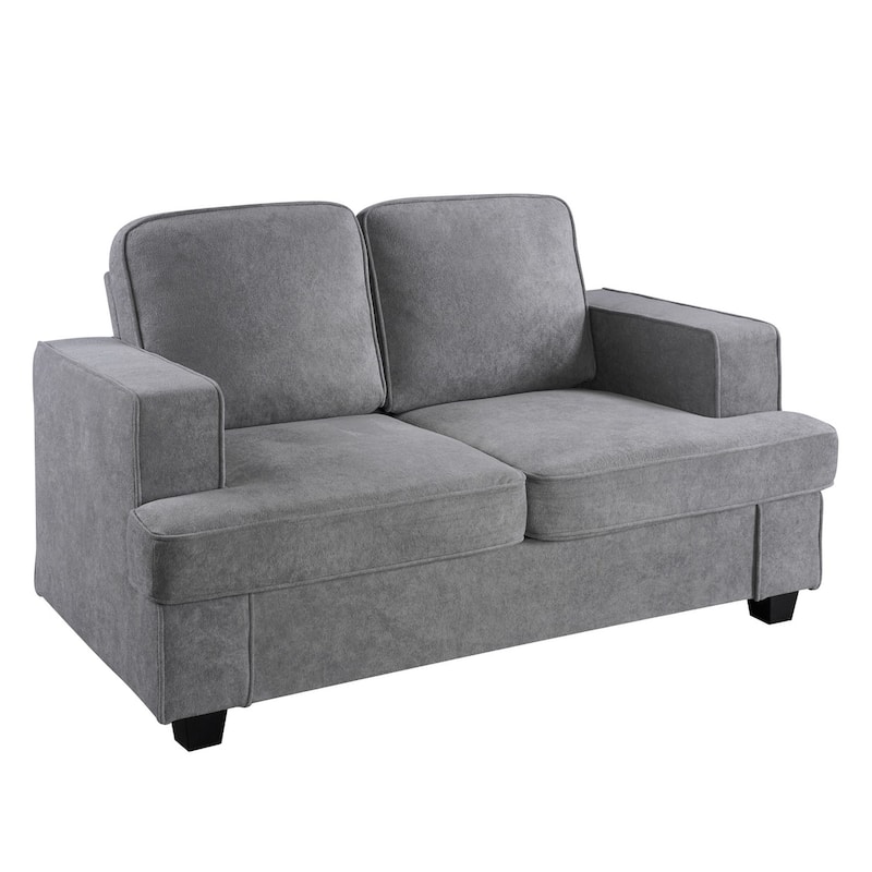 Modern Velvet Loveseat