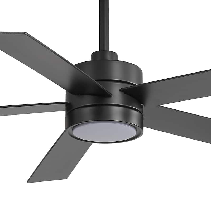52-IN LED Ceiling Fan with Light Kit and Remote- 5 Blades