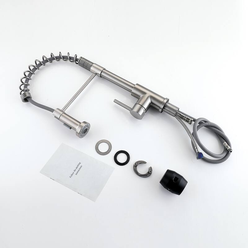 Topcraft High-arc Stainless Steel kitchen Sink Faucet