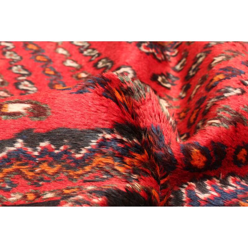 ECARPETGALLERY Hand-knotted Konya Anatolian Red Wool Rug - 5'1 x 7'5