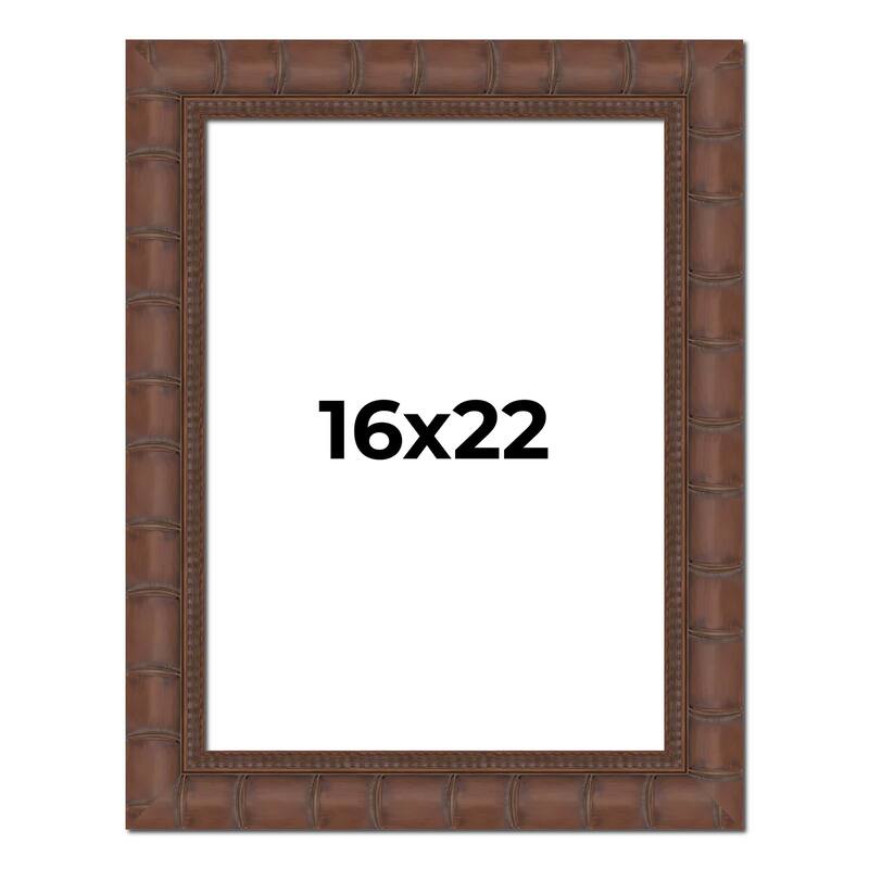 16x22 Frame Pewter Solid Wood Picture Frame Width 1.625 Inches | Interior Frame Depth 0.6875 Inches