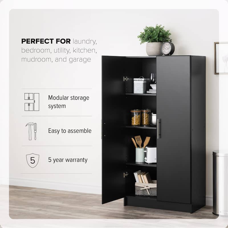 Prepac 'Winslow Elite' 32-inch Brown Storage Cabinet - 32 Inch - 32 Inch