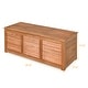 preview thumbnail 4 of 4, 47 Gallon Acacia Wood Deck Box Garden Backyard Storage Bench